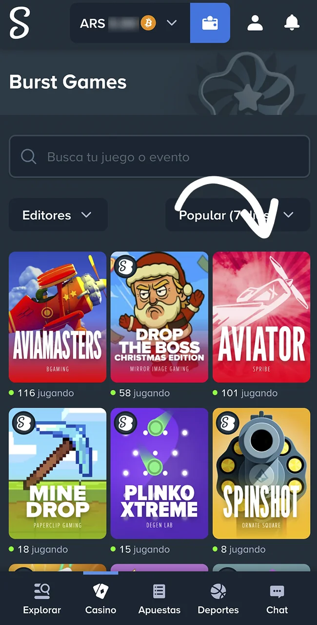 Iniciá tu partida de Aviator ahora mismo en el sitio oficial Stake.