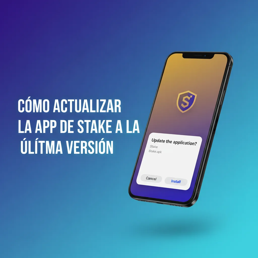 Imagen de la app de Stake: la PWA se actualiza sola; refrescá o limpiá caché si algo luce desactualizado