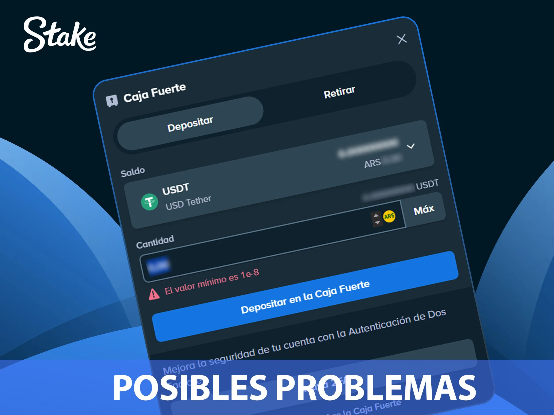 Resolvé tus dudas sobre transferencias en el sitio oficial Stake.
