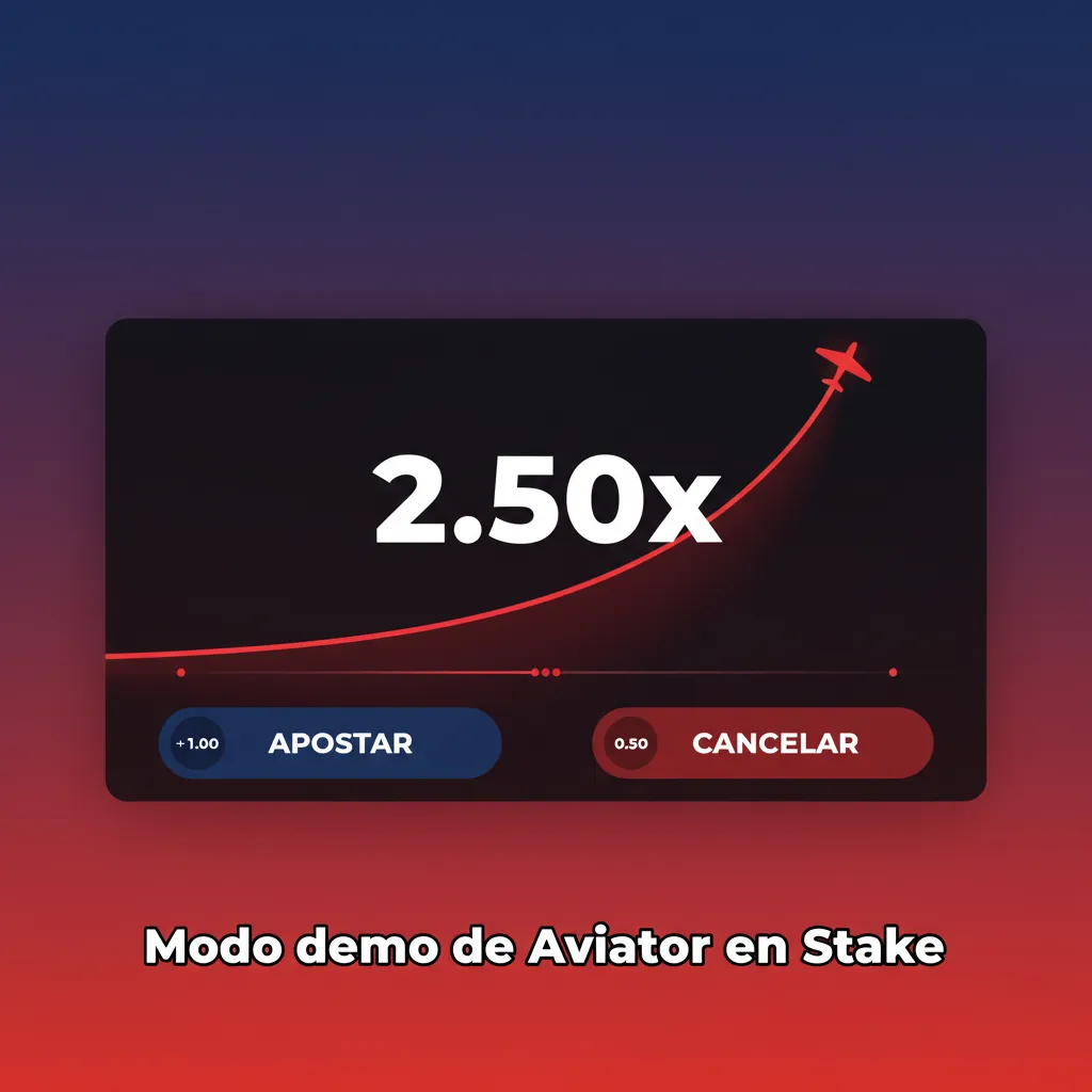 Interfaz del modo demo de Aviator en Stake, con saldo virtual, multiplicador en vivo y opciones Auto Apuesta y Auto Retiro.