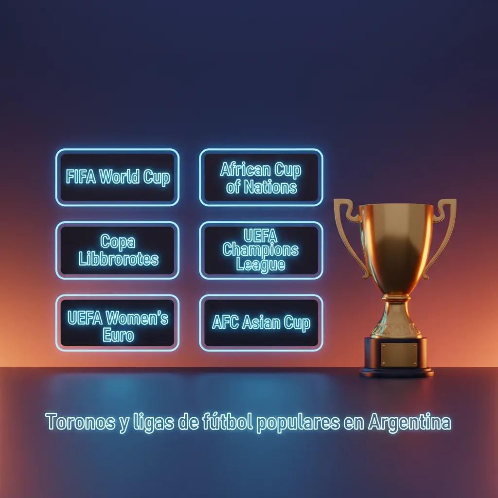 Listado de ligas y copas: LPF, Copa de la Liga, Copa Argentina, Libertadores, Sudamericana, UEFA, MLS y selecciones.