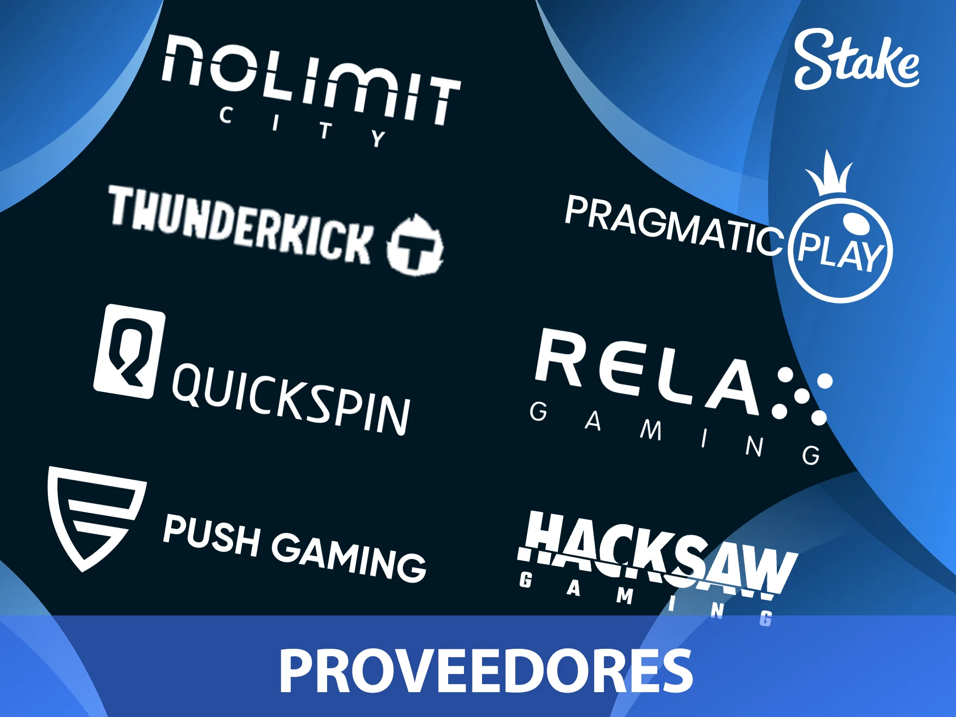 Conocé a los mejores proveedores de casino en el sitio Stake.