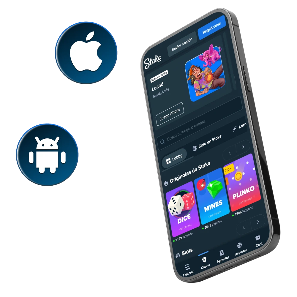 Descarga la App oficial de Stake Argentina para disfrutar de la mejor experiencia móvil.