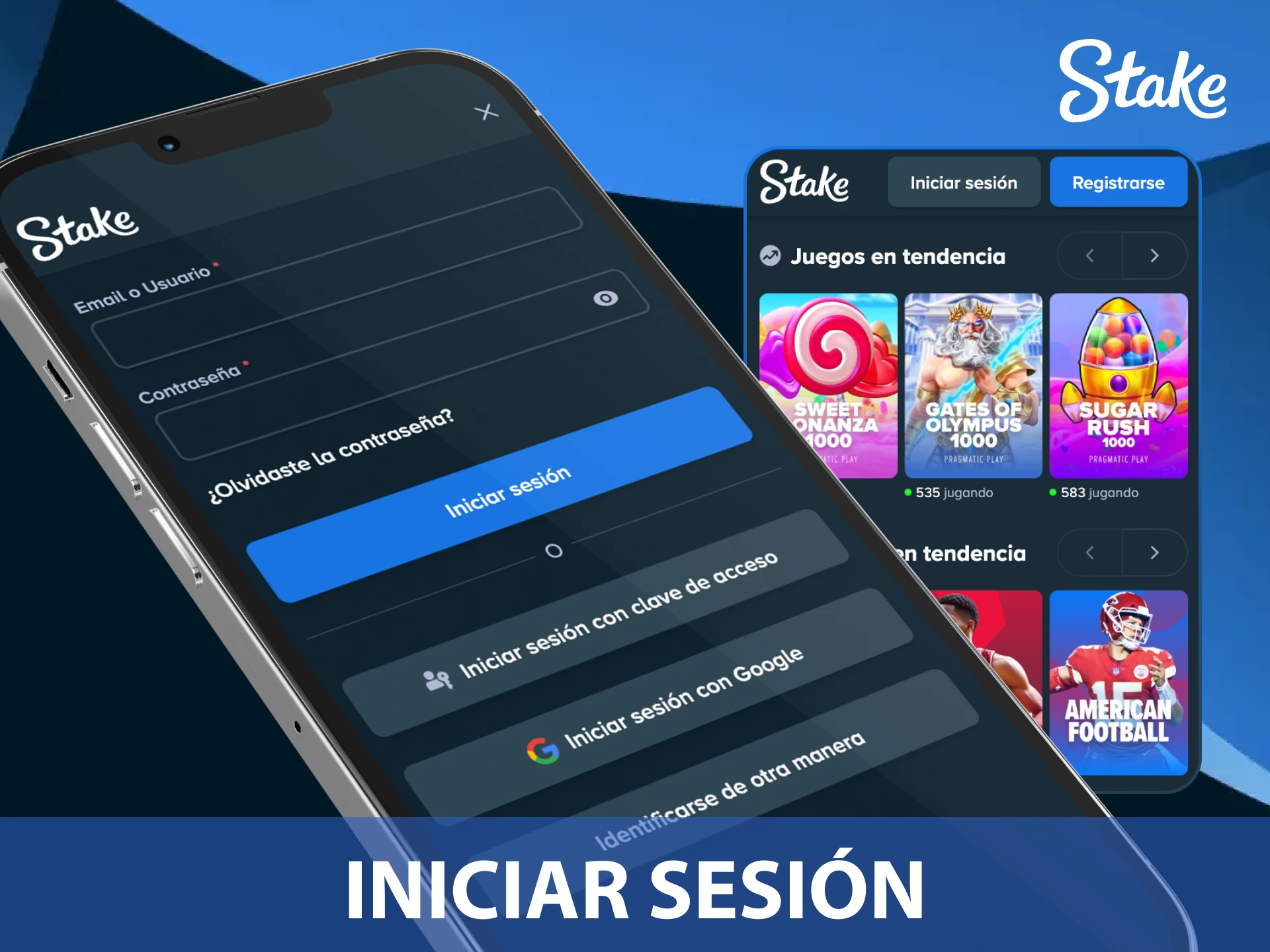 Descubre cómo iniciar sesión a través de la App Stake de forma segura y rápida.