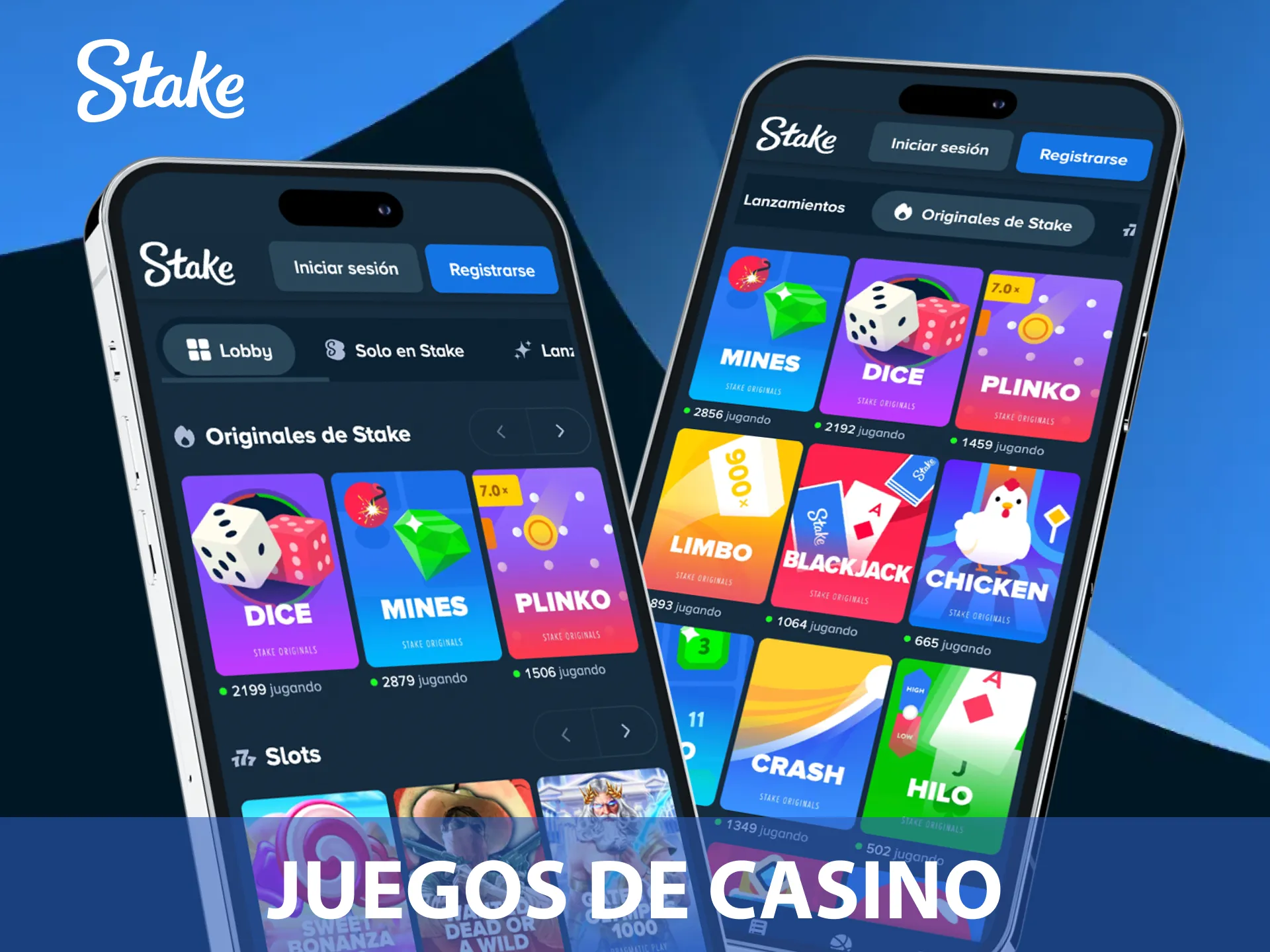 Prueba las funciones de juegos de casino integradas dentro de la App Stake.